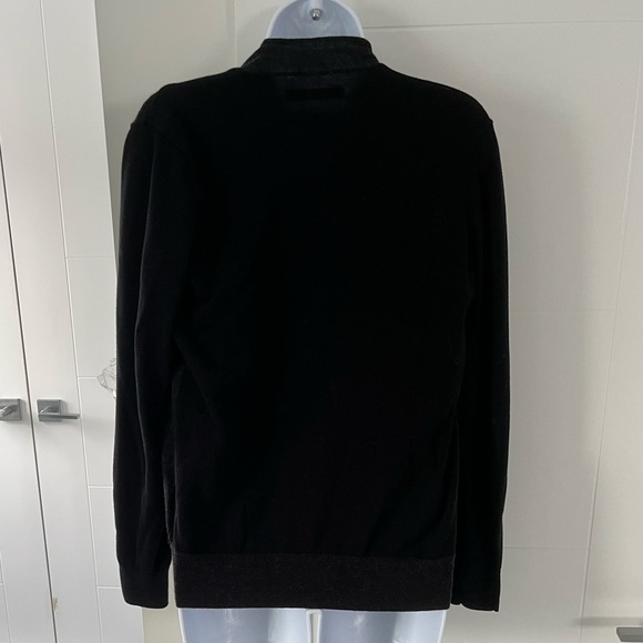 All Saints/ Drina Asymmetrical Cardigan/ Wool/ Shoulder zipper/ Size US 6 - Picture 6 of 14